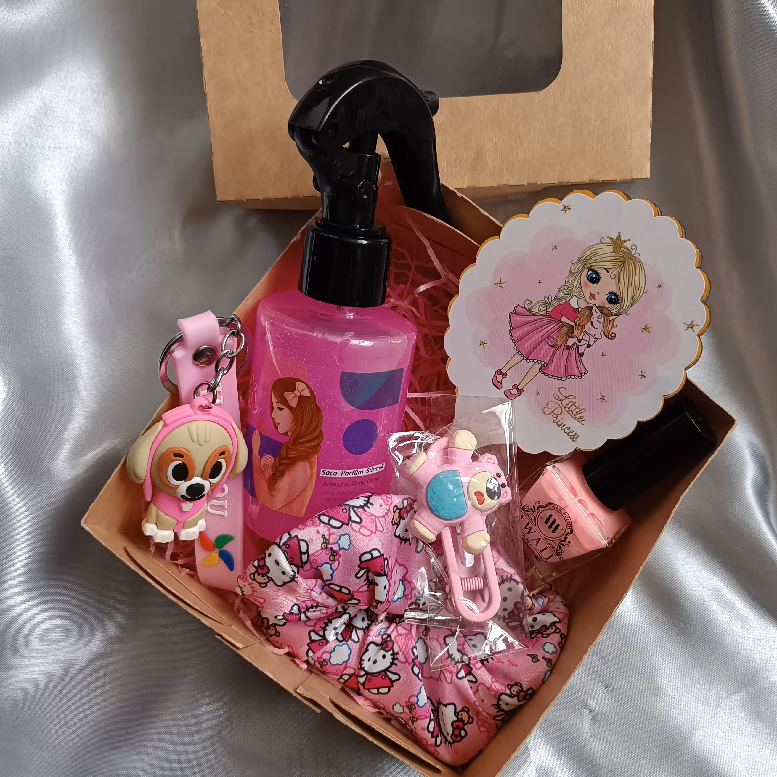 باکس هدیه دخترانه صورتی