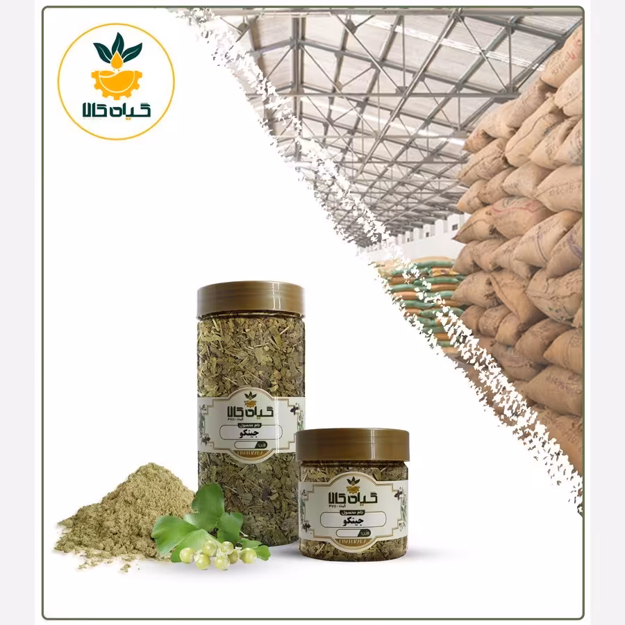 برگ جینکو با کیفیت عالی، بار امسالی و تازه(150گرمی)