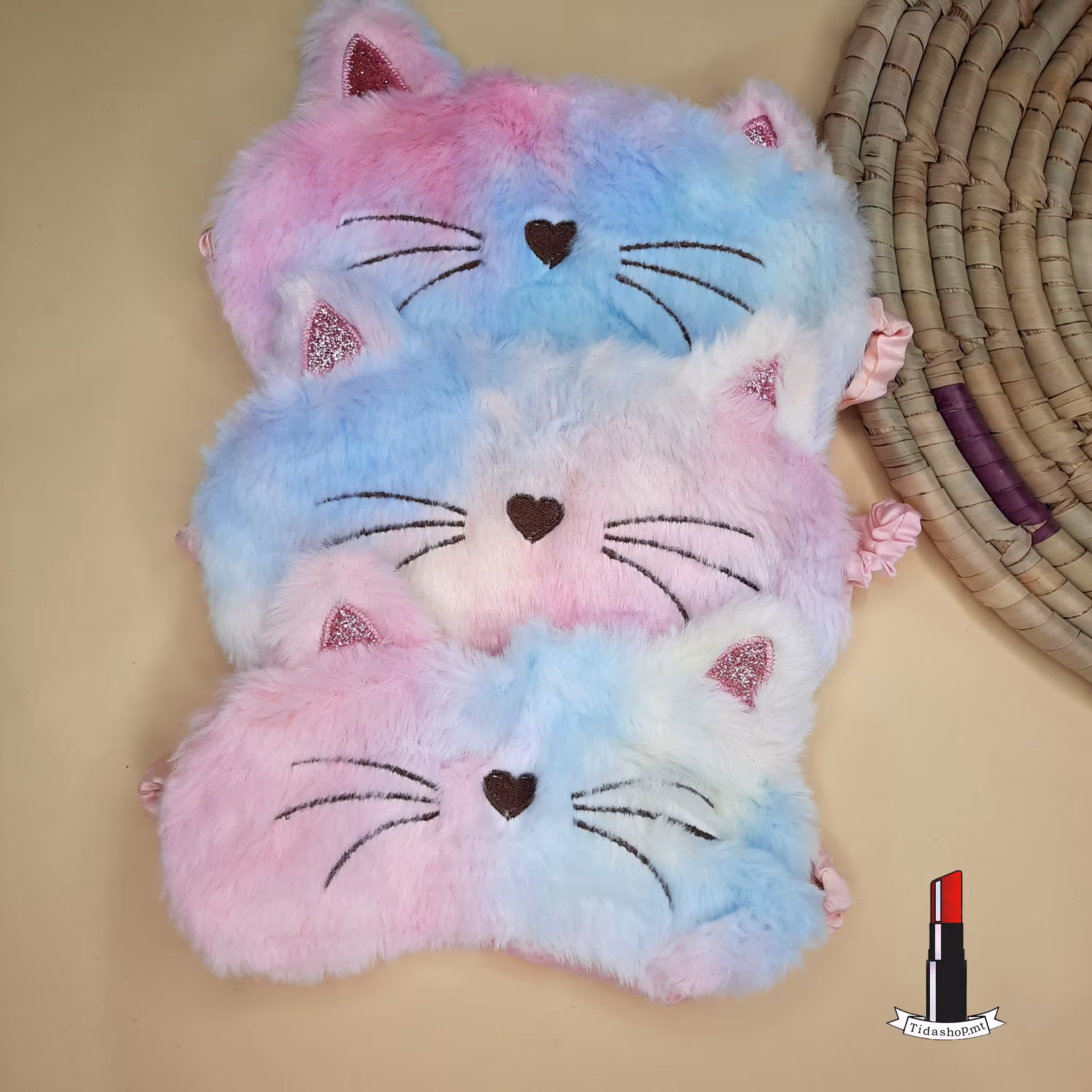 چشم بند فانتزی پشمالو