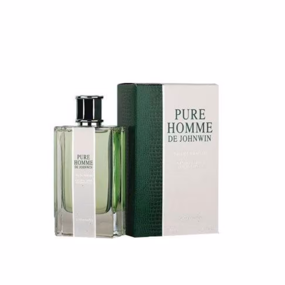 عطر ادکلن مردانه پور آن هوم دی کرون مدل پیور هوم د جانوین (Johnwin Caron Pour Un Homme) حجم 100 میل