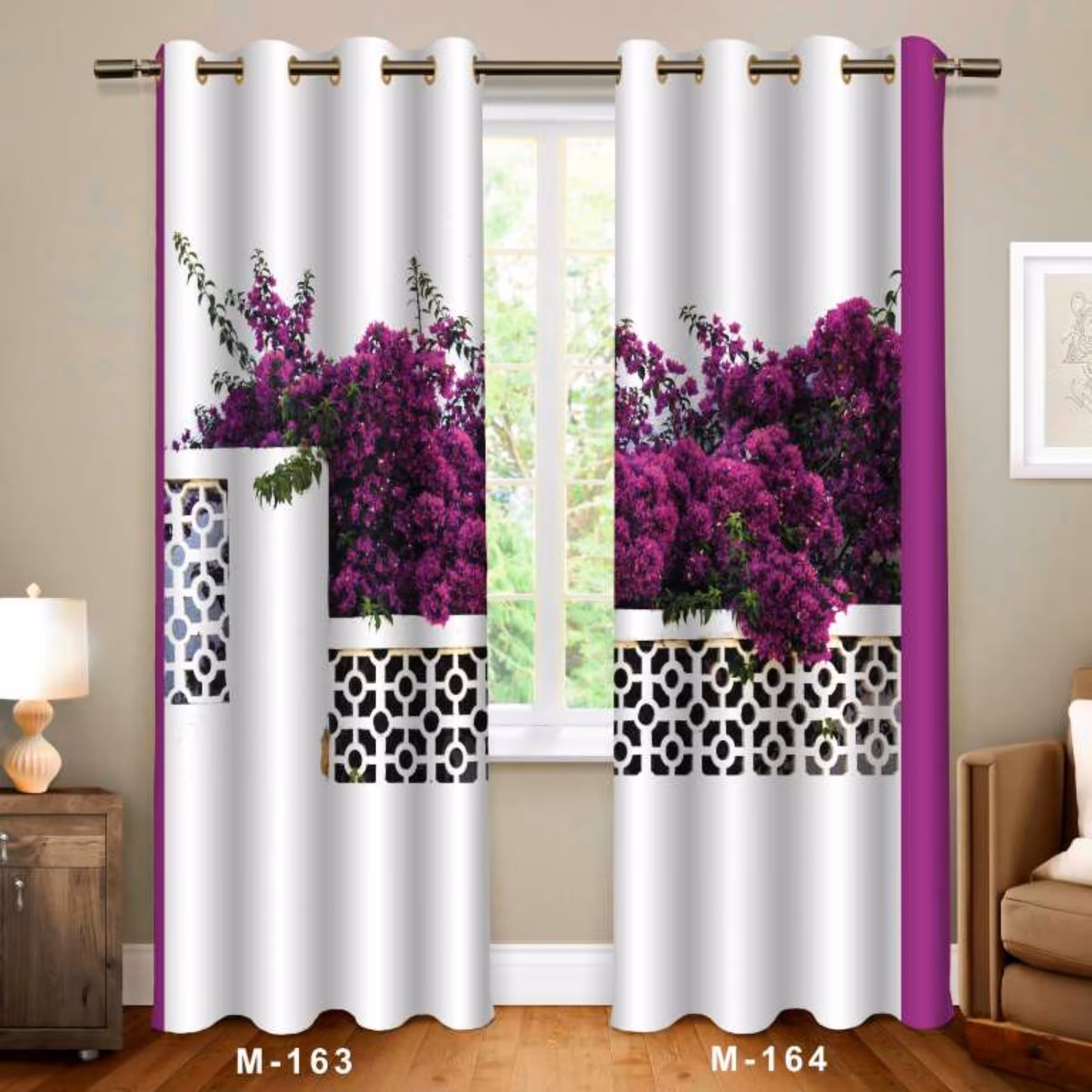 دکور پرده هازان   مناسب برای  اتاق  خواب  با طرح های متفاوت انتخاب   سفارش و اندازه به انتخاب مشتری