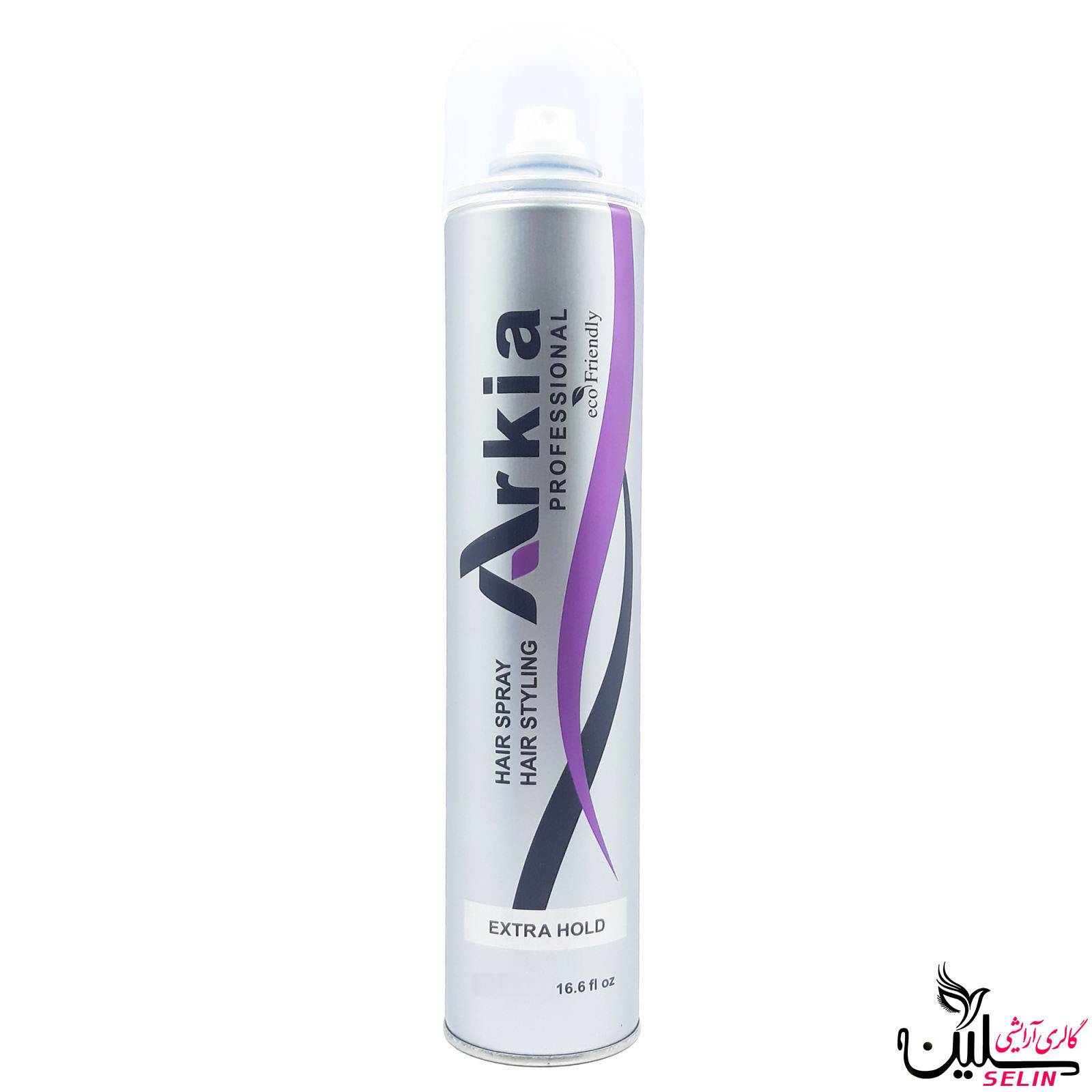 اسپری حالت دهنده قوی مو آرکیا مدل 250ml extra hold