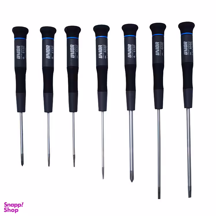 پیچ گوشتی ساعتی یونیور (Unior) مدل 607CS7E بسته 7 عددی