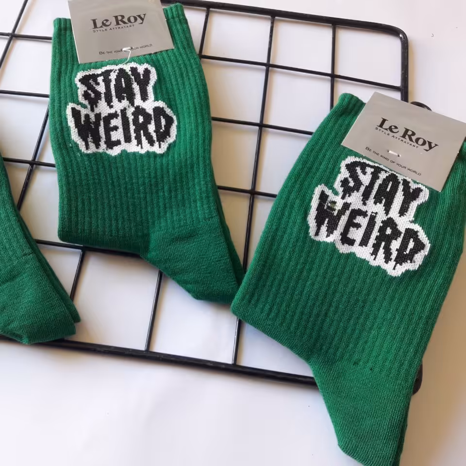 جوراب ساقدار stay weird