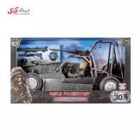ماکت ماشین جیپ صحرانورد باگی نظامی با تیربار 90018 ام اند سی MILITARY BUGGY M C 