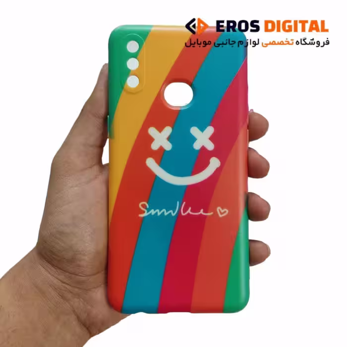قاب طرح دار سامسونگ A10s پاپ سوکت دار - کد4
