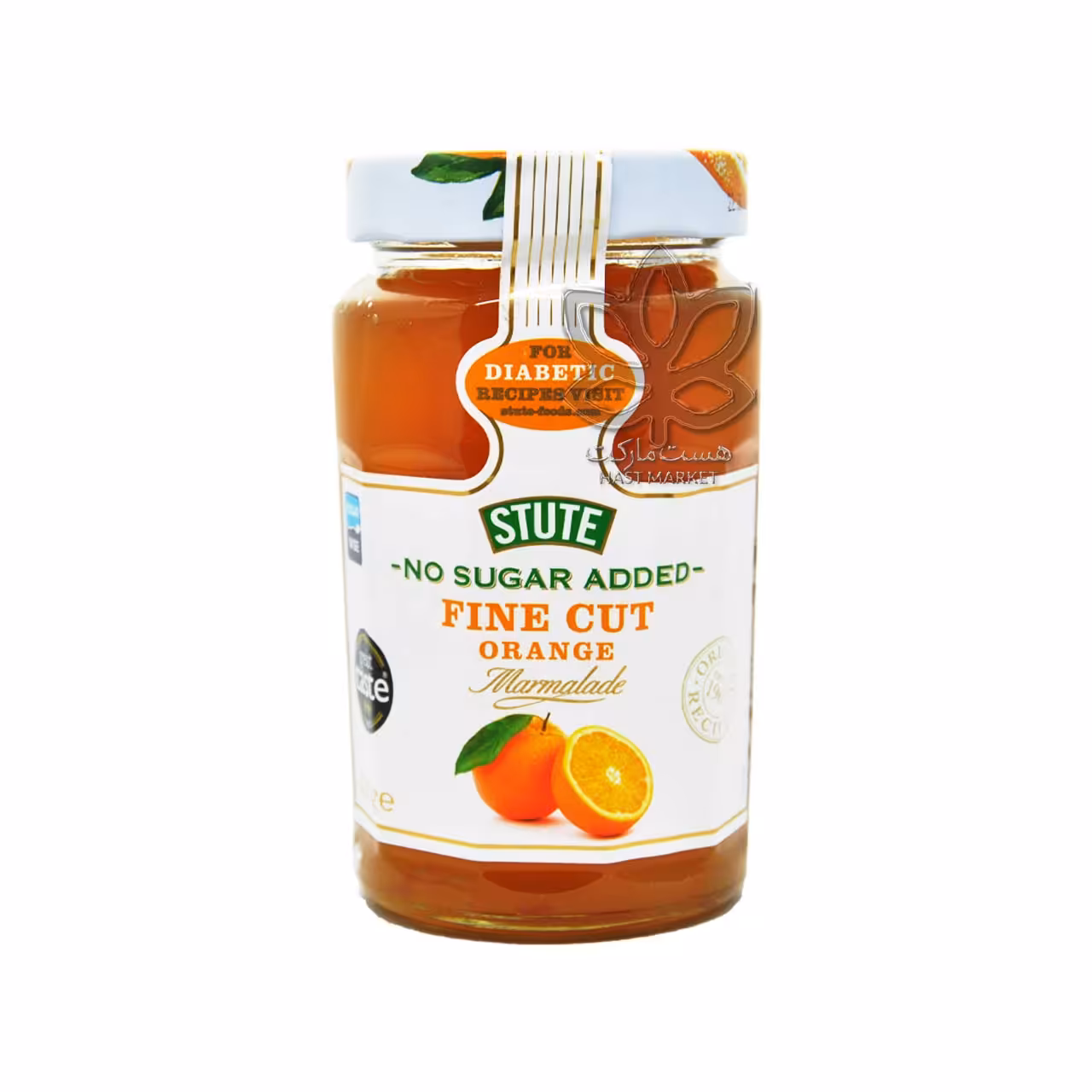 مارمالاد پرتقال برش نازک ( بدون شکر افزوده ) 430 گرم استوت - stute