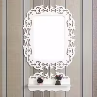 آینه کنسول خونه خاص طرح خفاشی رنگ سفید