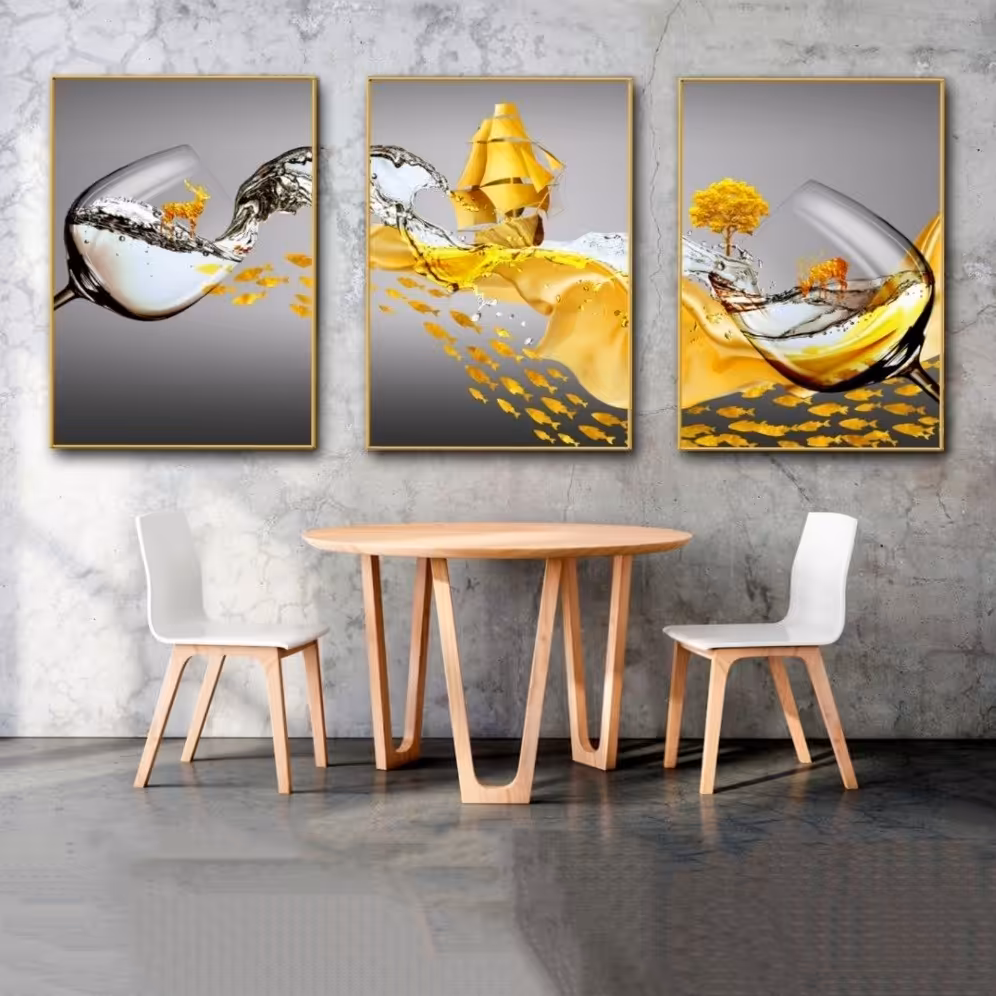 تابلو دکوراتیو 3تیکه کد 0112