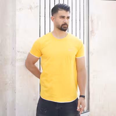 تیشرت یقه گرد مردانه مدل Kamyar (در 6 رنگ بندی )