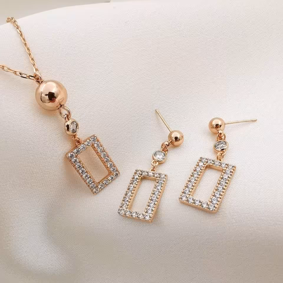 نیم ست زنانه ژوپینگ ابکاری طلا