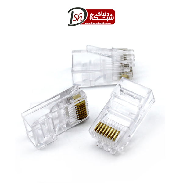 سوکت شبکه رپیتون CAT6-UTP بسته 100 عددی - دنیای شبکه برتر
