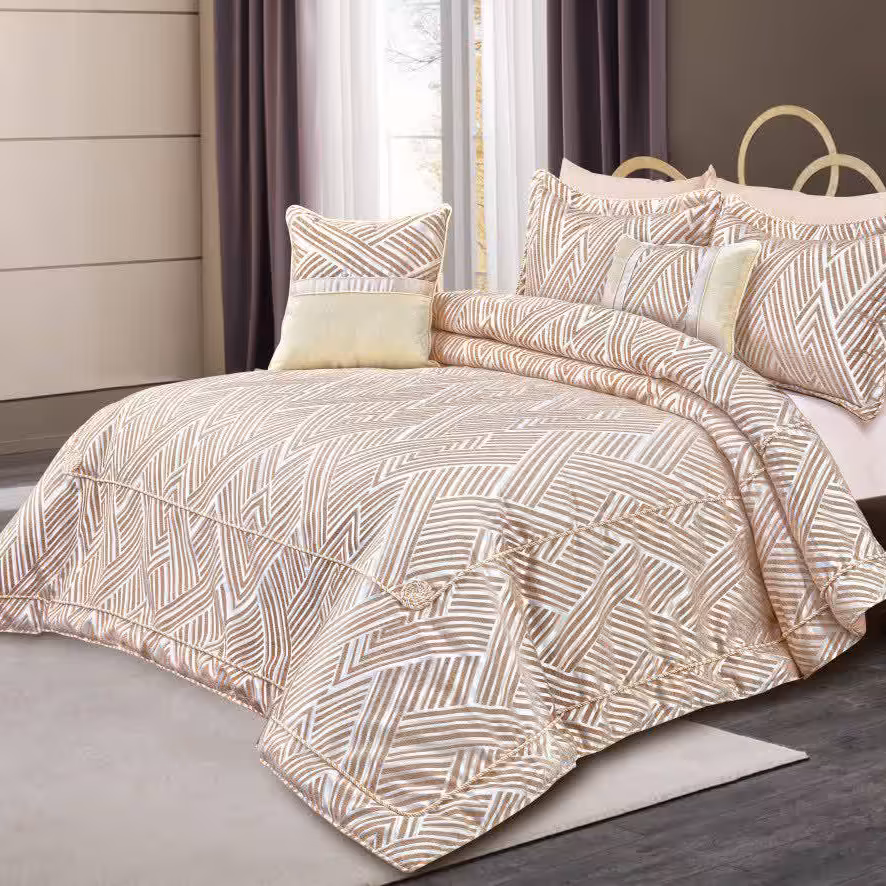 روتختی مخمل پنلی ترک درجه یک برند لاور هوم شیک و خاص قیطون دوزی شده.