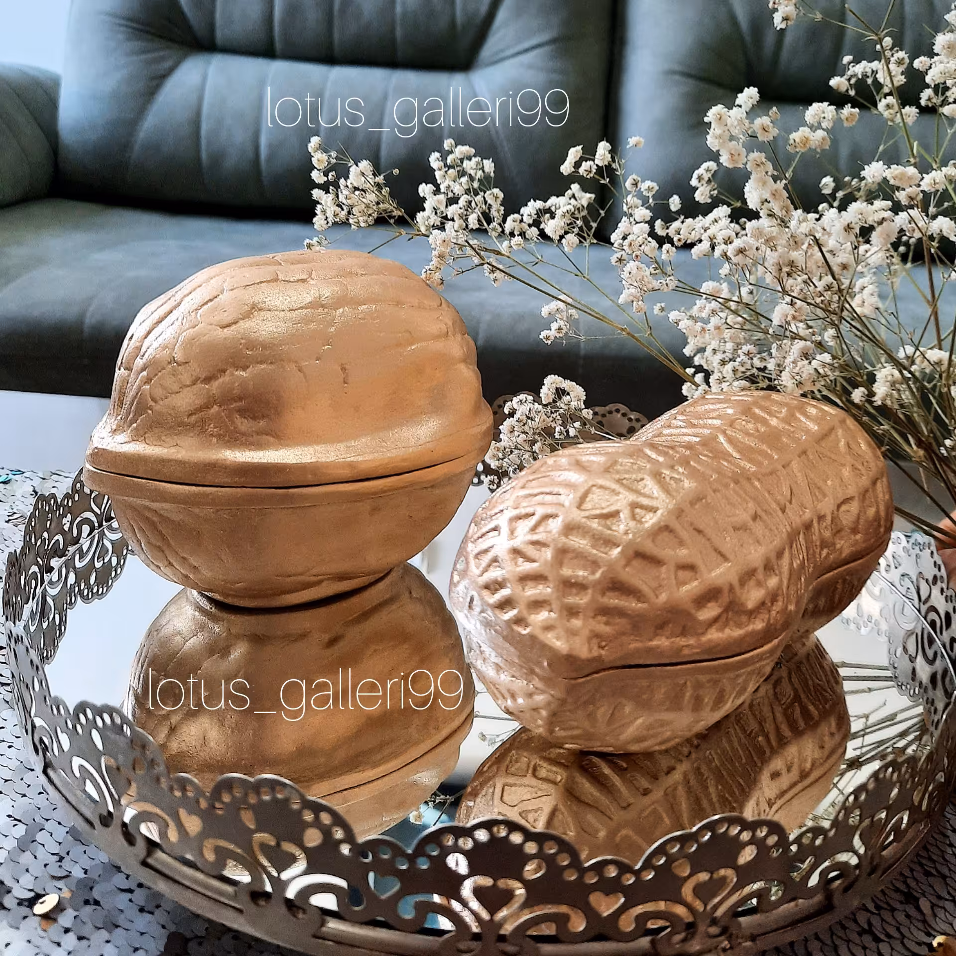 بانکه طرح گردو و بادام
