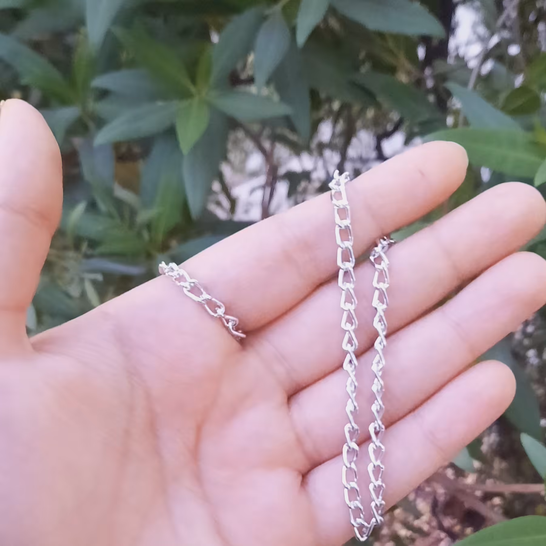 ست انگشتر و دست بند طرح زنجیر