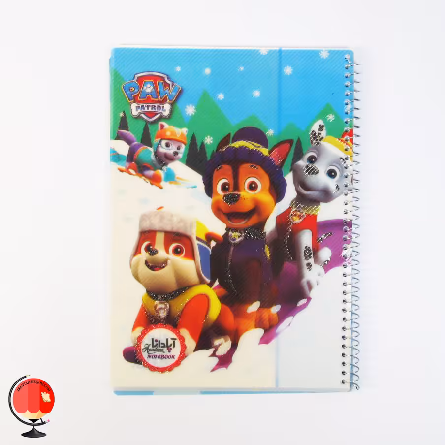 دفتر نقاشی 50 برگ سیمی طرح سگ های نگهبان آپادانا