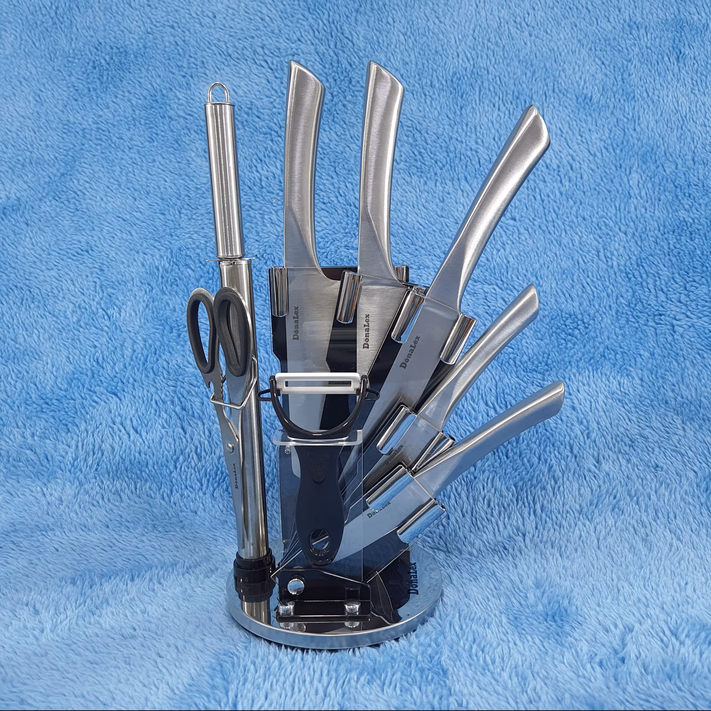 ست کارد و ساطور 8 پارچه  کد 550 برند دونالکس DONALEX با ارسال رایگان