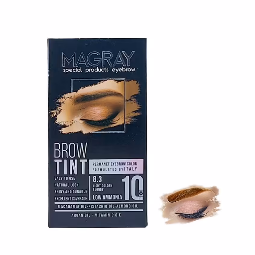کیت رنگ ابرو حرفه ای ماگرای شماره 8.3 بلوند طلایی روشن