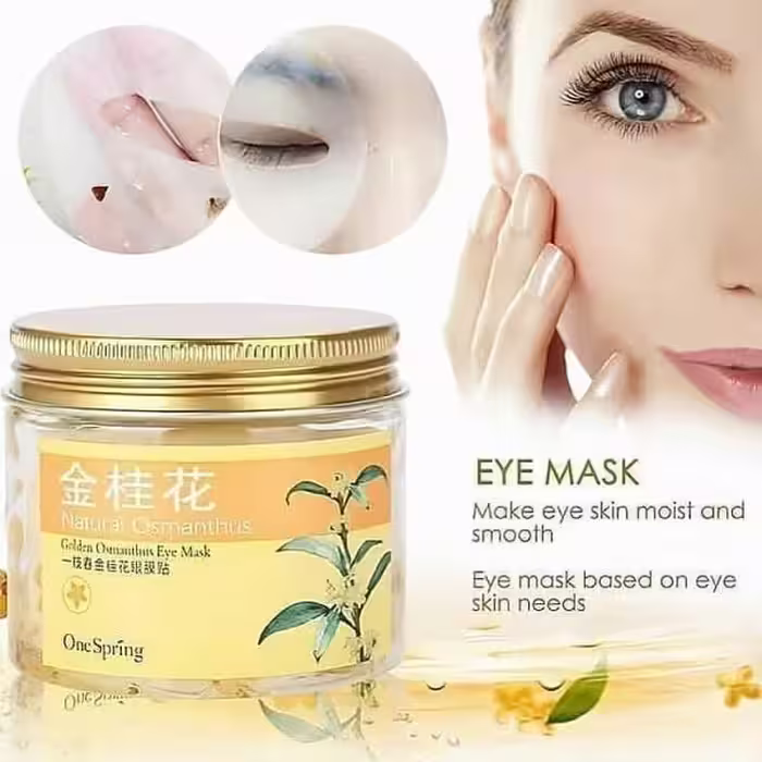 ماسک دور چشم طلایی عصاره اسمانتوس برند وان اسپرینگ-golden osmanthus eye mask