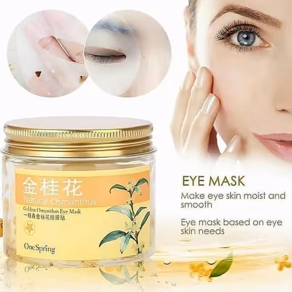 ماسک دور چشم طلایی عصاره اسمانتوس برند وان اسپرینگ-golden osmanthus eye mask