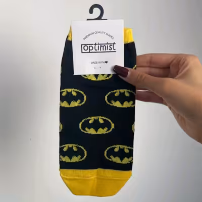 جوراب مچی بتمن نخ پنبه فری سایز