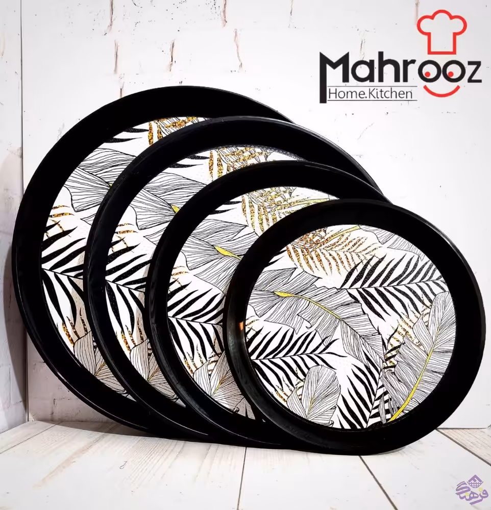 سینی مهروز پلاستیکی گرد 6001