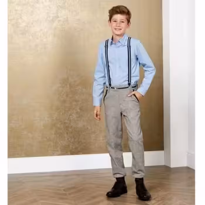 شلوار ساسبند پشمی بچگانه برند آلمانی pepperts سایز 8تا9 سال پپرتز