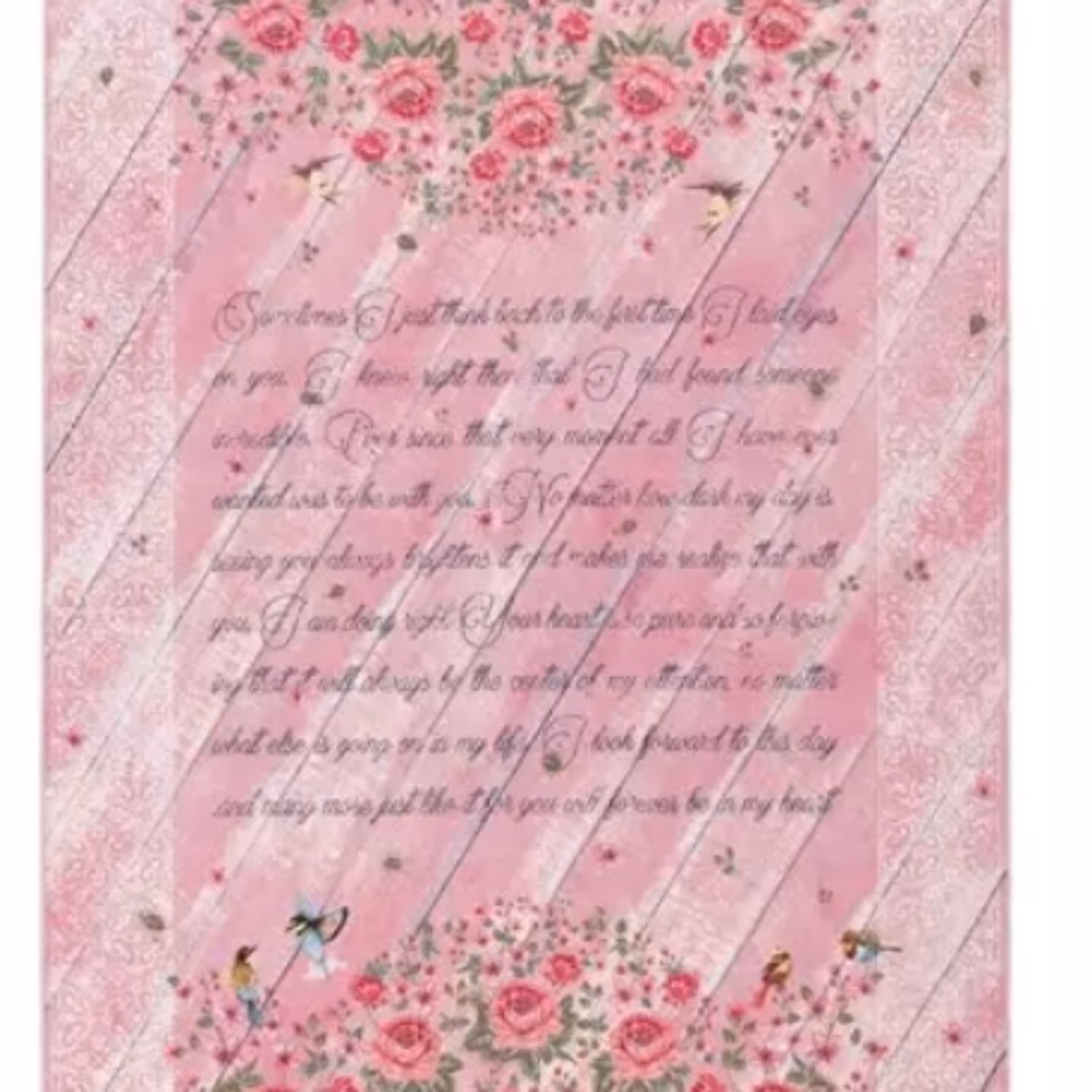 فرش ماشینی (شش متری3در2)طرح فانتزی کد 100448 صورتی