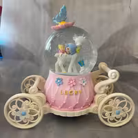 گوی موزیکال پمپی بزرگ خارجی کالاسکه دار فول فوق العاده خاص و زیبا