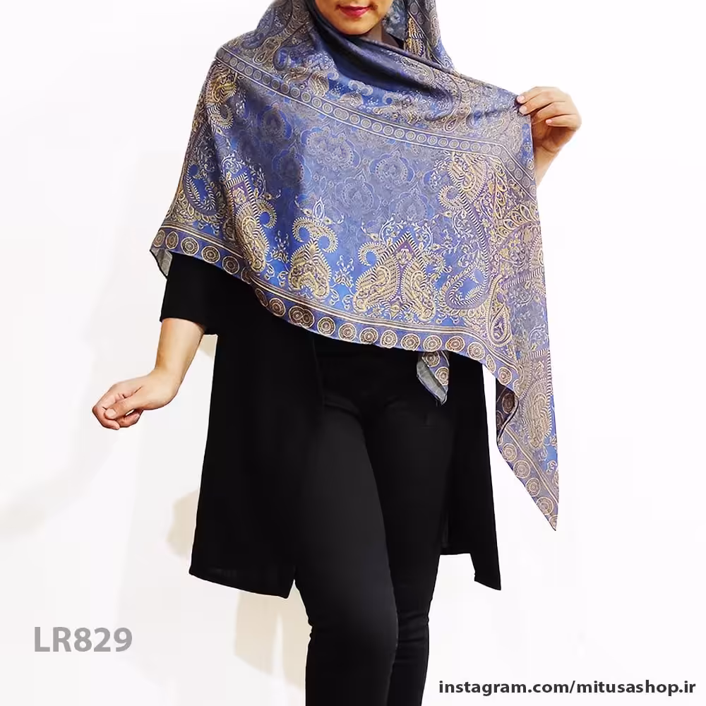 روسری نخی کد LR829