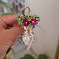 چتر سفید عروس