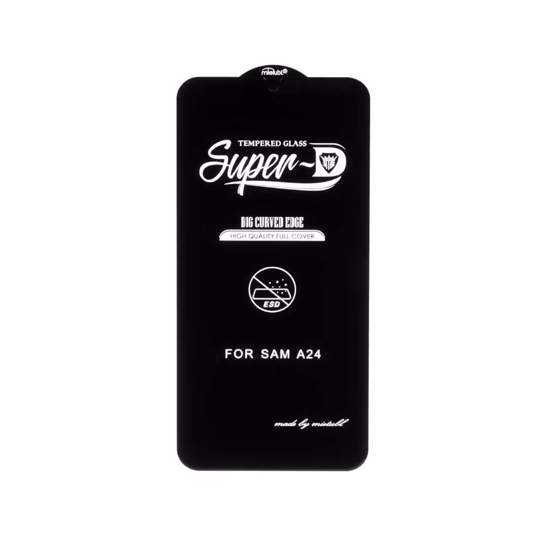 محافظه صفحه نمایش شیشه ای مدلFull Cover Super D مناسب برای Samsung Galaxy A24