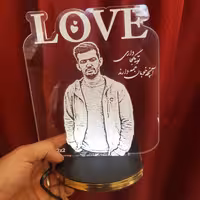 چراغ خواب کنترل دار هفت رنگ طرح دار بالبینگ 