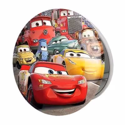 آینه جیبی خندالو طرح انیمیشن ماشین ها مدل تاشو کد 2262