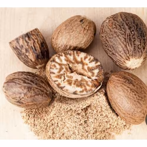 جوزهندی ( جوز بویا ) 75گرم خالص دربسته بندی سلفونی هم ریز و هم درشت باکیفیت