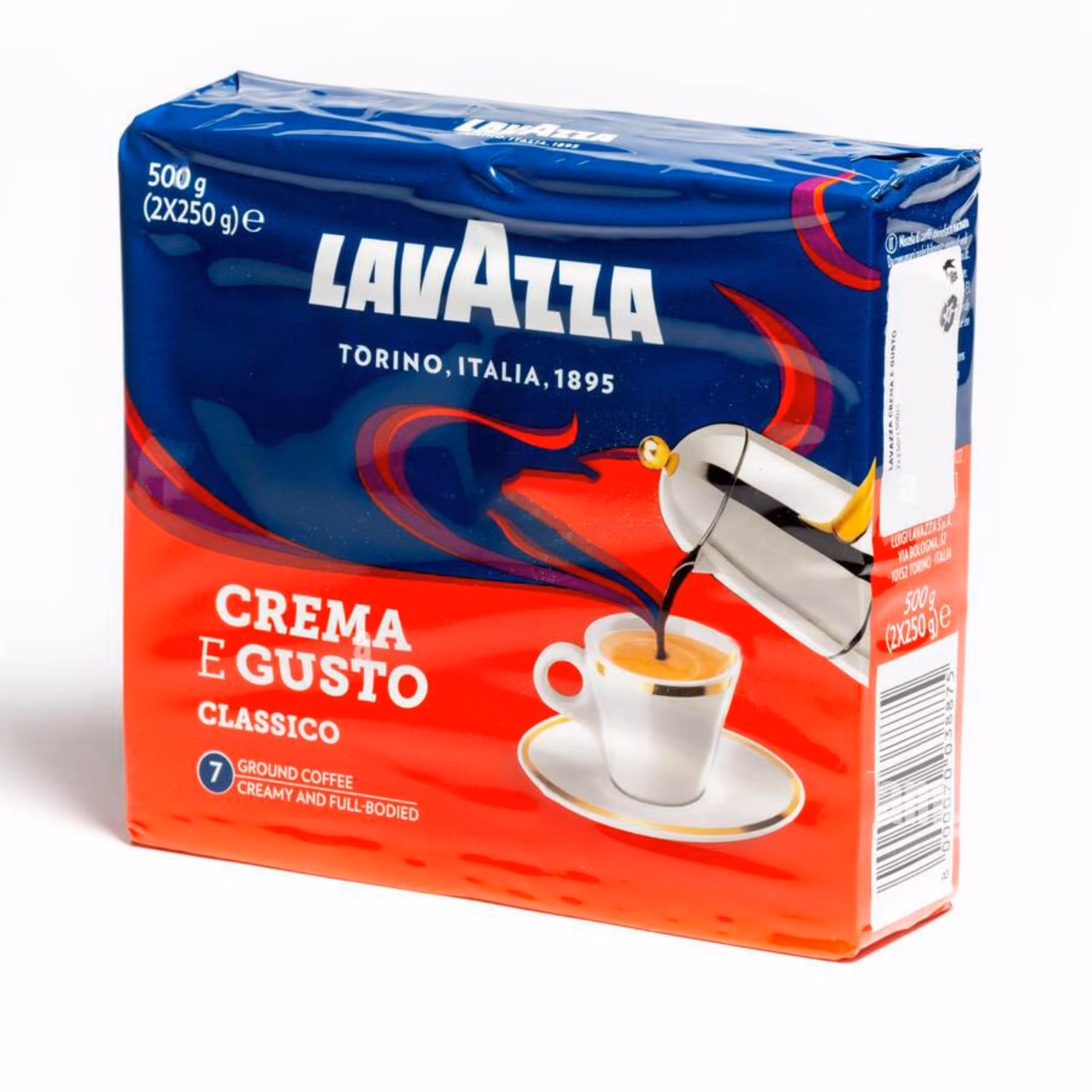 پودر قهوه دستگاه لاوازا Crema Gusto پک 2 عددی 500 گرمی