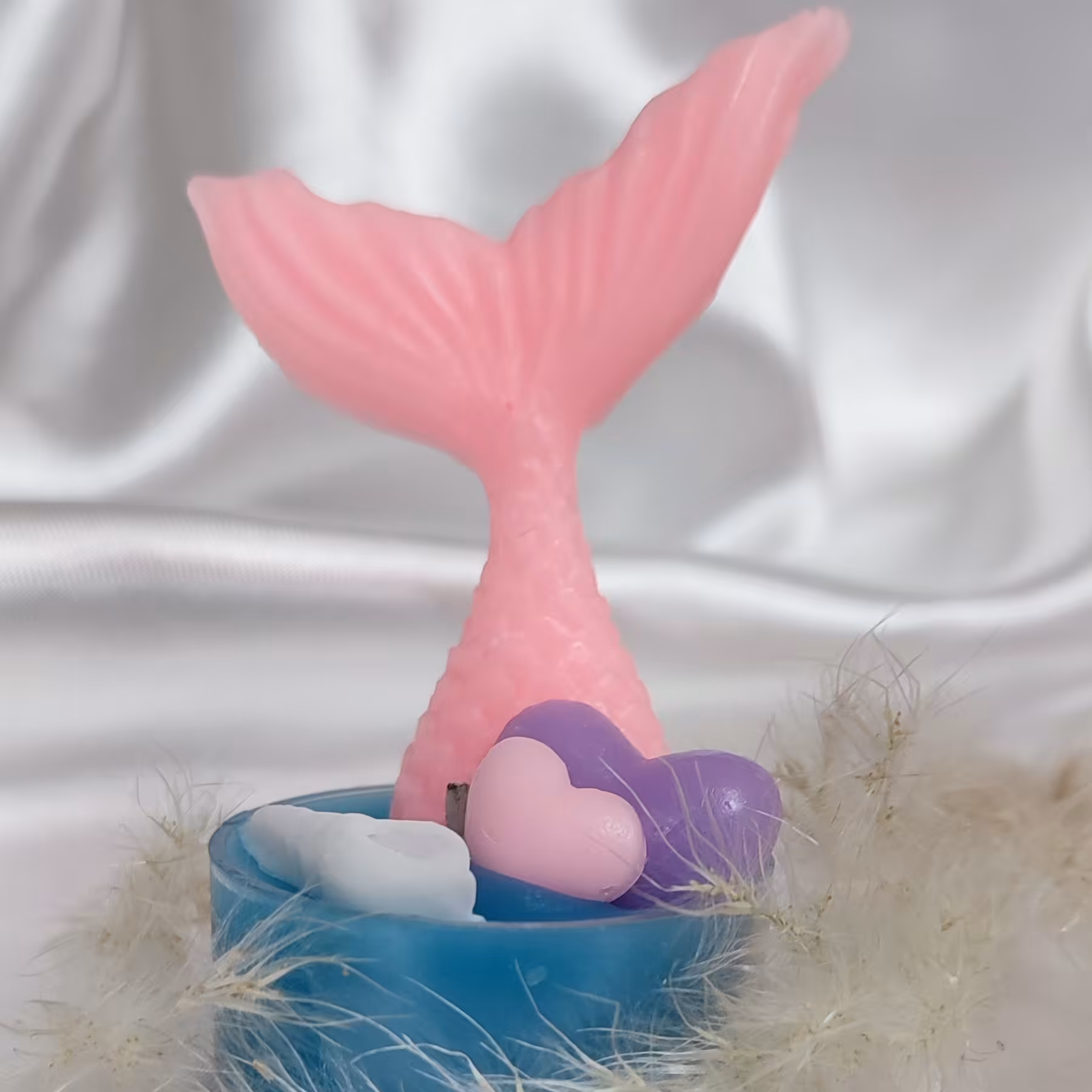 گیفت پری دریایی شمع تم دریایی 