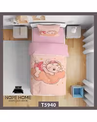 سرویس لحاف روتختی کودک یک نفره 5 تکه نوپه هوم Nopehome طرح فانتزی کد T5940