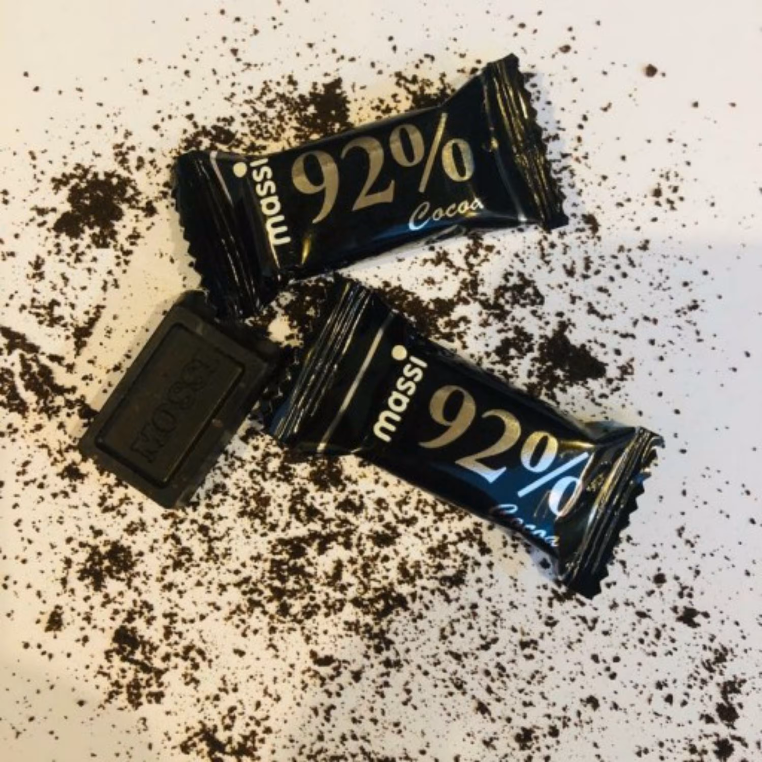 شکلات تلخ 92 درصدی ماسی (فله 300 گرمی)