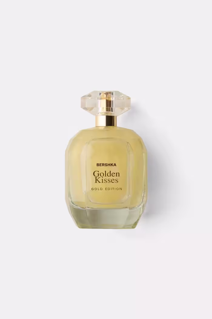 عطر زنانه بوسه های طلایی 100 میل Bershka
