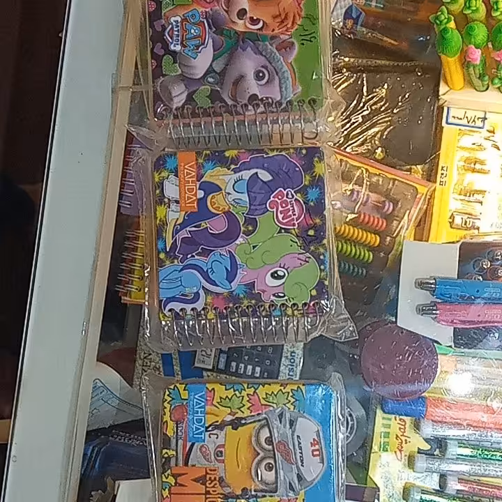 دفترچه فنری فانتزی 160 برگ وحدت 