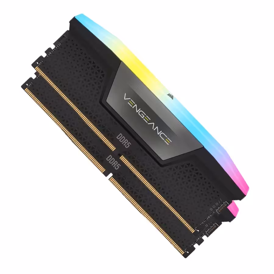 قیمت و خرید رم کورسیر مدل VENGEANCE RGB 64GB Dual 5200MHz CL40 DDR5 | یاس ارتباط