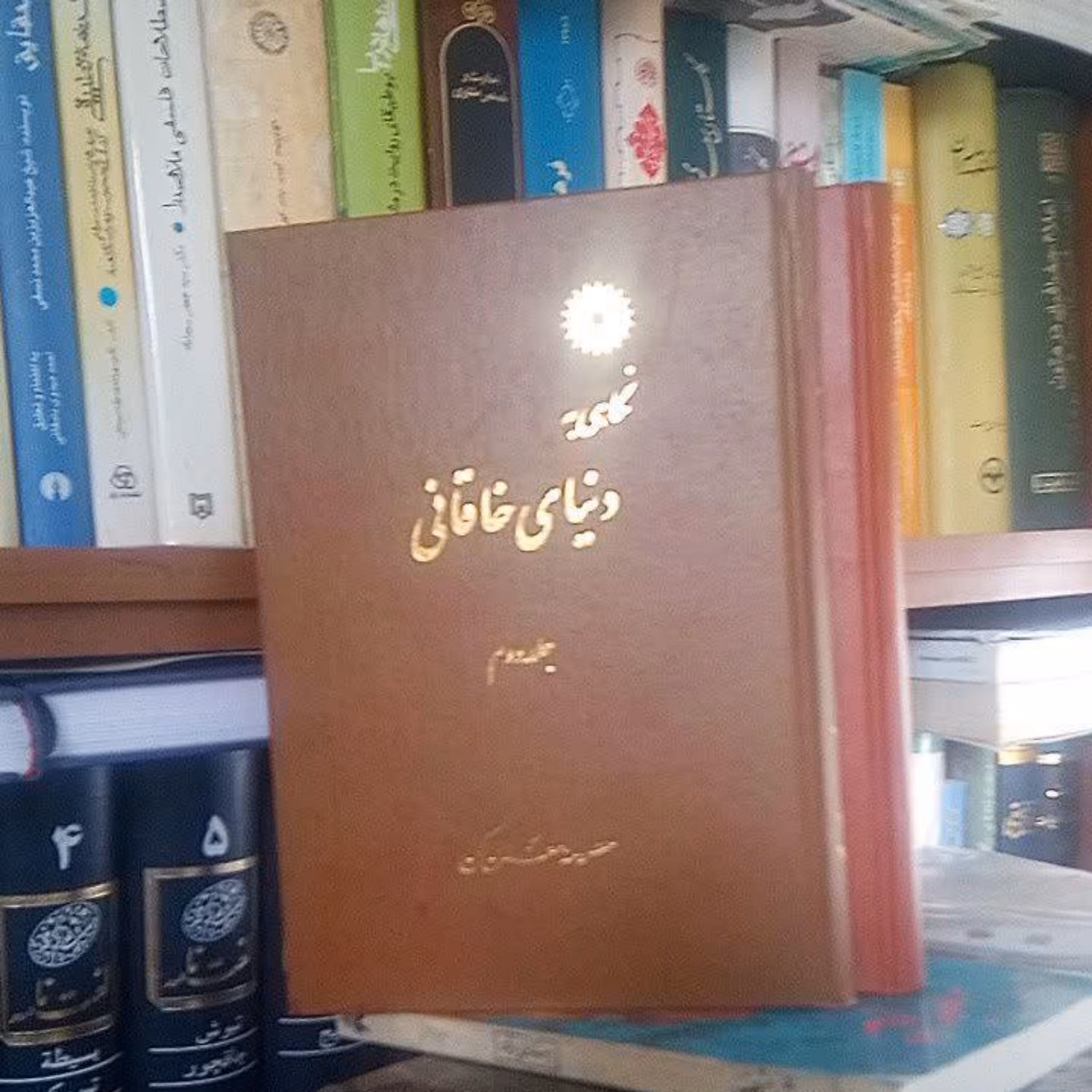 نگاهی به دنیای خاقانی (2 جلد) رساله دکترای خانم دکتر معدن کن