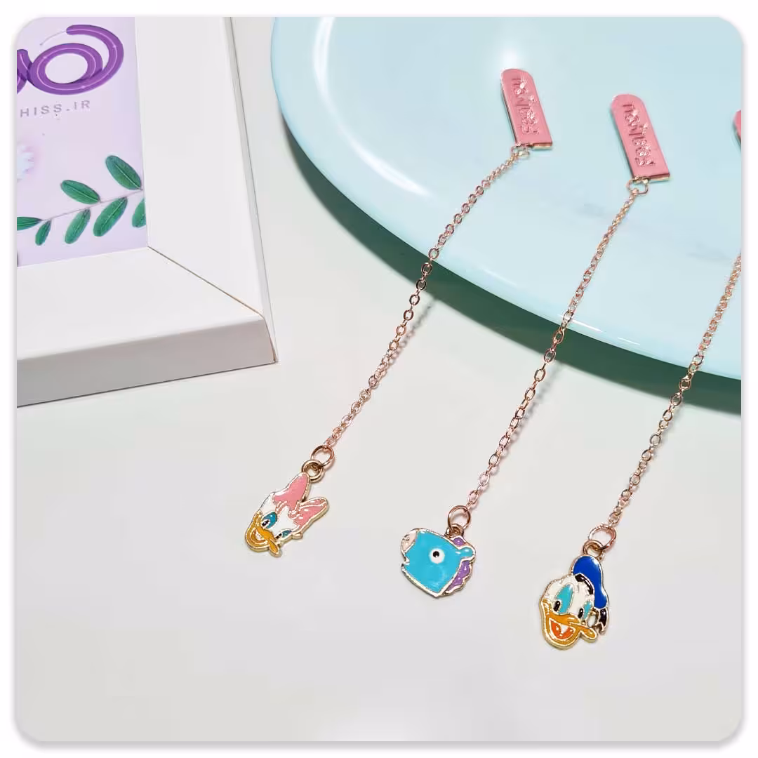 بوک مارک طرح اردک