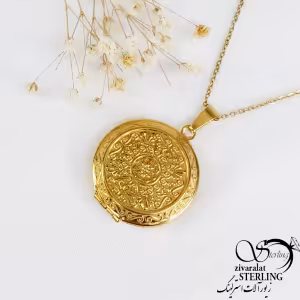 گردنبند استیل قاب عکسی(لاکت عکس) کد 10840