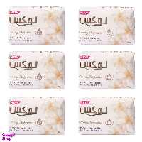 صابون گل های سفيد لوکس مدل Creamy Perfection وزن ۹۰ گرم بسته 6 عددی