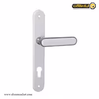 دستگیره پلاک دلتا سفید و کروم مدل 939M