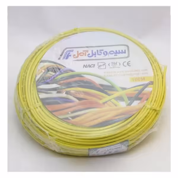 سیم افشان 1× 2/5 شرکت سیم و کابل آمل فروشگاه برق شیرازیان