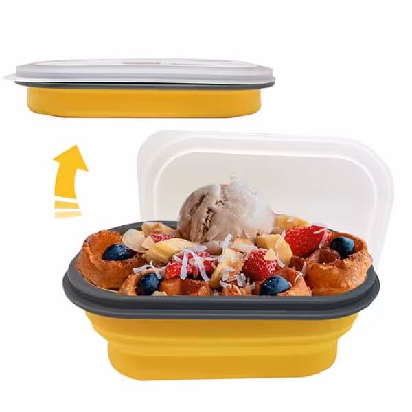 ظرف غذای سیلیکونی تاشو