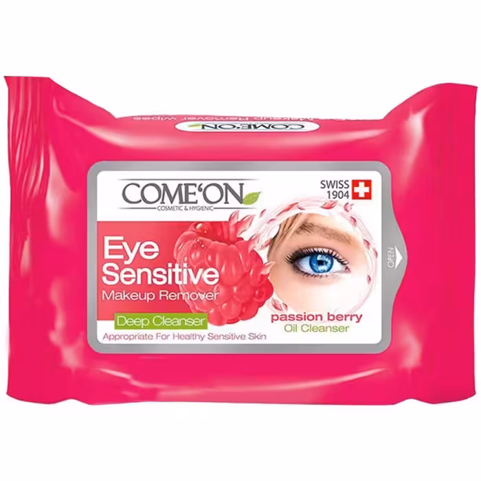 دستمال مرطوب تخصصی دور چشم 10 عددی کامان